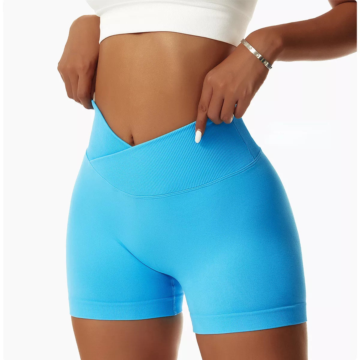 Yoga Shorts High Waist Hip