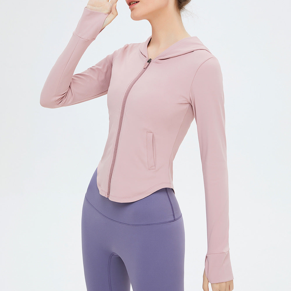 Pink deals yoga jacket